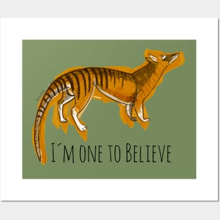 Believe in Thylacine Posters and Art